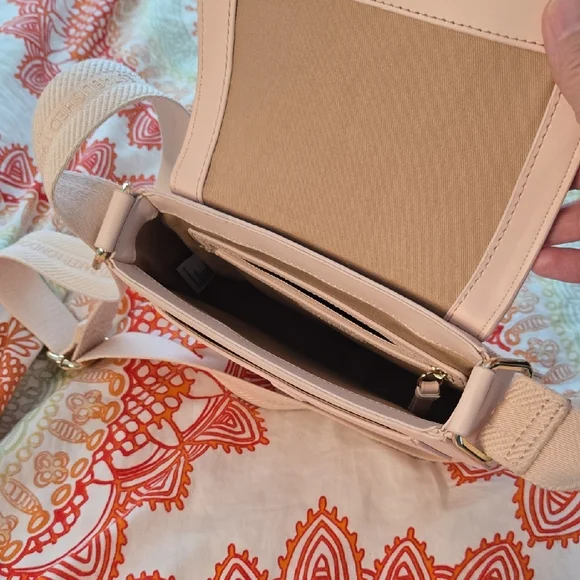 Ted Baker Pink and Cream Crossbody Bag - Picture 6 of 8